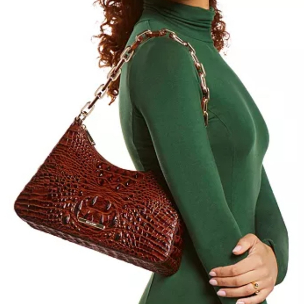 Brahmin Esme Shoulder Bag – Mellow Rose Melbourne-  Medium- Rare Color Find - Picture 8 of 12